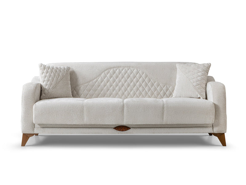 Smart 3-pieces (Sofa & Loveseat & Chair) Livingroom Set in Cream - 200-ST-SMA-HENRY05-321