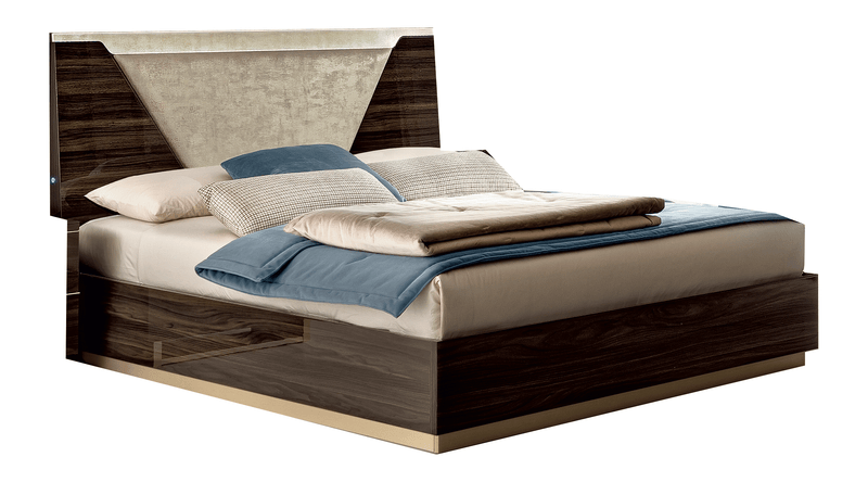 Smart Bed Walnut SET - p12686