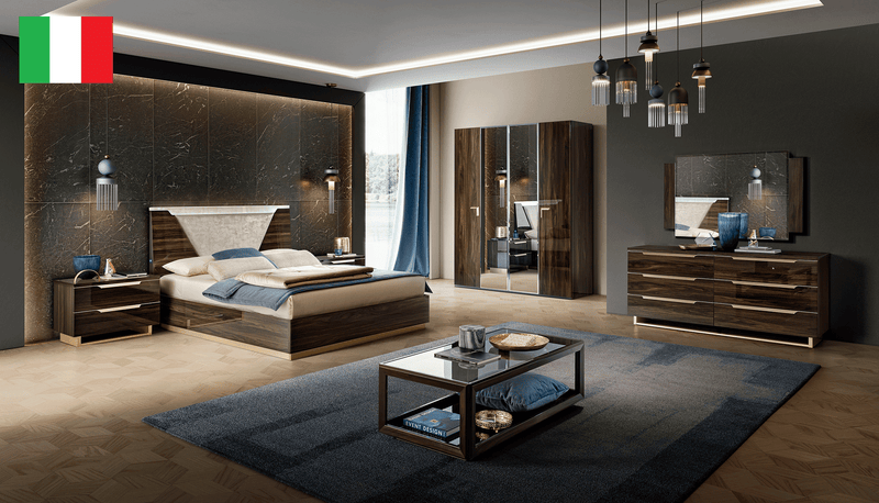 Smart Bedroom Walnut by Camelgroup – Italy SET - p12681