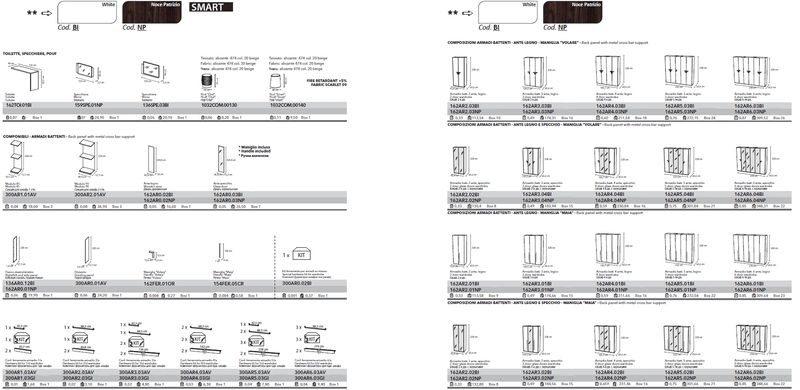 Smart Bedroom Walnut by Camelgroup – Italy SET - p12681