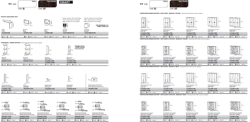 Smart Bedroom Walnut Set - Gate Furniture