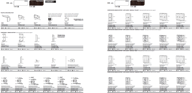 Smart Bedroom Walnut Set - Gate Furniture