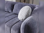 Snowy 3-pieces (Sofa & Loveseat & Swivel Chair) Livingroom Set Anthracite in Anthracite - 101-SNO-ROMAA-321