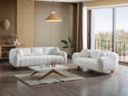 Snowy 90.5" Wide Sofa - Gate FurnitureStandard Sofas