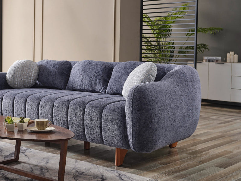 Snowy 90.5" Wide Sofa - Gate FurnitureStandard Sofas