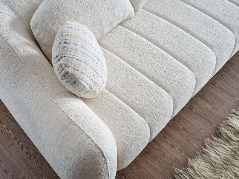 Snowy 90.5" Wide Sofa - Gate FurnitureStandard Sofas