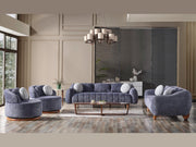 Snowy 90.5" Wide Sofa - Gate FurnitureStandard Sofas