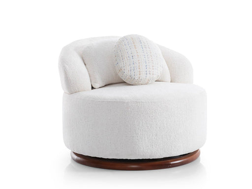 Snowy Chair Cream in Cream - 101-SNO-ROMAC-B