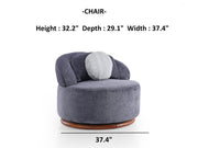 Snowy Living Room Set - Gate FurnitureLiving Room Sets