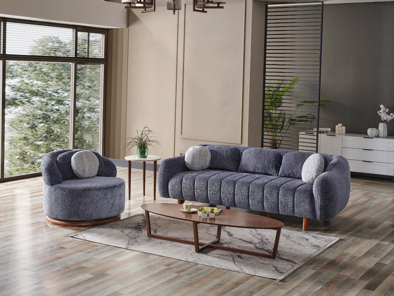 Snowy Living Room Set - Gate FurnitureLiving Room Sets