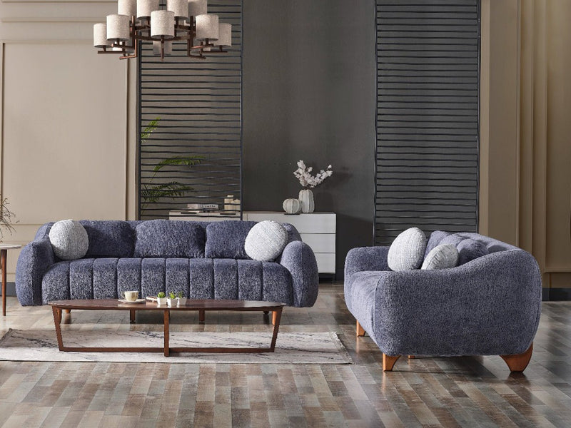 Snowy Living Room Set - Gate FurnitureLiving Room Sets