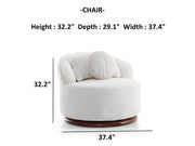 Snowy Living Room Set - Gate FurnitureLiving Room Sets