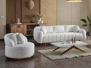 Snowy Living Room Set - Gate FurnitureLiving Room Sets