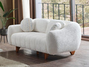 Snowy Living Room Set - Gate FurnitureLiving Room Sets