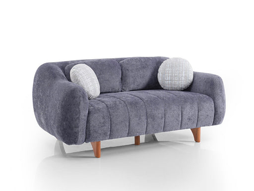 Snowy Stationary Loveseat Anthracite in Anthracite - 101-SNO-ROMAA-2