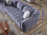 Snowy Stationary Loveseat Anthracite in Anthracite - 101-SNO-ROMAA-2