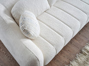 Snowy Stationary Loveseat Cream in Cream - 101-SNO-ROMAC-2