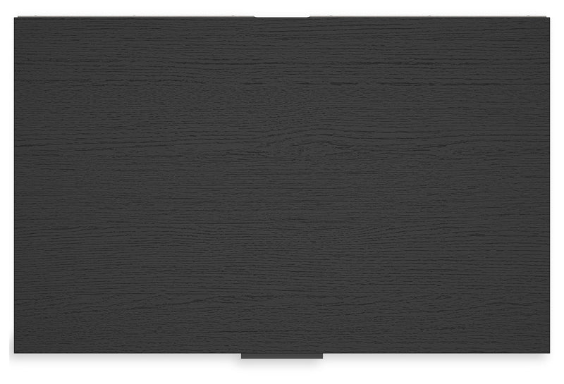 Socalle Full Panel Headboard with Dresser and Chest in Black - PKG018862