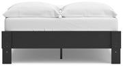 Socalle Full Platform Bed with Dresser and Nightstand in Black - PKG018849