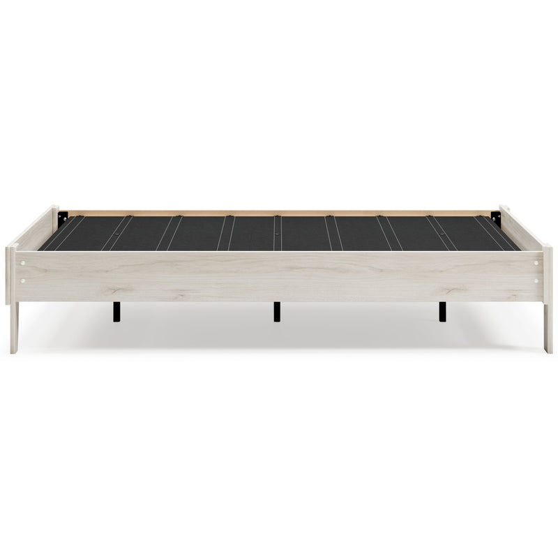 Socalle Full Platform Bed with Mattress in Light Natural - PKG018220
