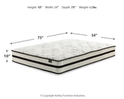 Socalle Full Platform Bed with Mattress in Light Natural - PKG018220