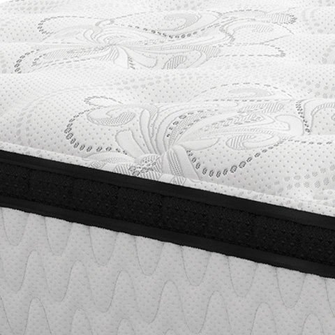 Socalle Full Platform Bed with Mattress in Light Natural - PKG018221