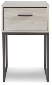 Socalle Light Natural Queen Panel Platform Bed with Dresser and Nightstand - EB1864B4