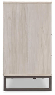 Socalle Light Natural Queen Panel Platform Bed with Dresser and Nightstand - EB1864B4