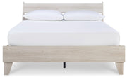 Socalle Light Natural Queen Panel Platform Bed with Dresser and Nightstand - EB1864B4