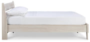 Socalle Light Natural Queen Panel Platform Bed with Dresser and Nightstand - EB1864B4