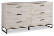 Socalle Light Natural Youth Panel Platform Bedroom Set - Gate FurnitureYouth Bedroom Set