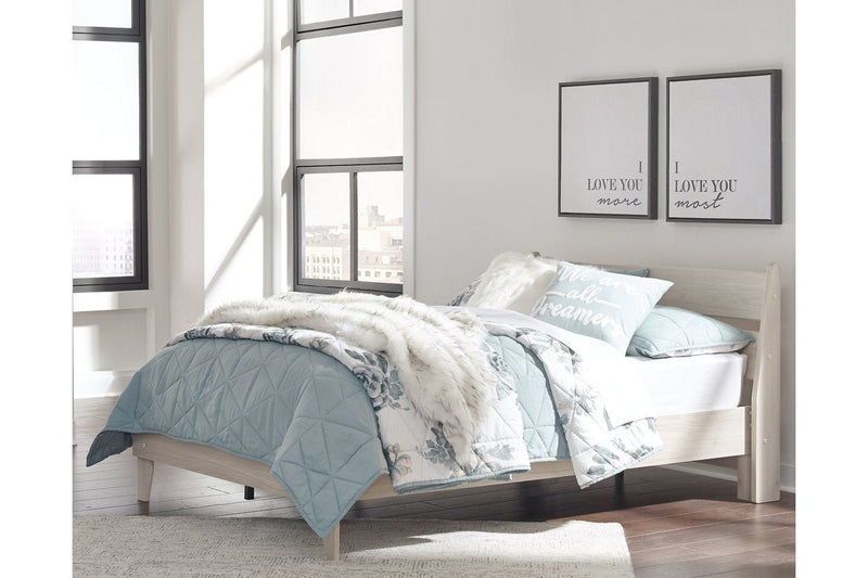 Socalle Light Natural Youth Panel Platform Bedroom Set - Gate FurnitureYouth Bedroom Set