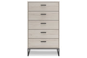 Socalle Light Natural Youth Panel Platform Bedroom Set - Gate FurnitureYouth Bedroom Set