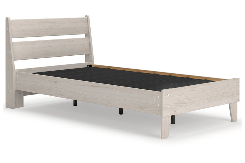 Socalle Light Natural Youth Panel Platform Bedroom Set - Gate FurnitureYouth Bedroom Set