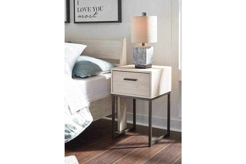 Socalle Light Natural Youth Panel Platform Bedroom Set - Gate FurnitureYouth Bedroom Set