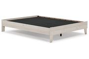 Socalle Natural Queen Platform Bed - Gate FurnitureQueen Bed