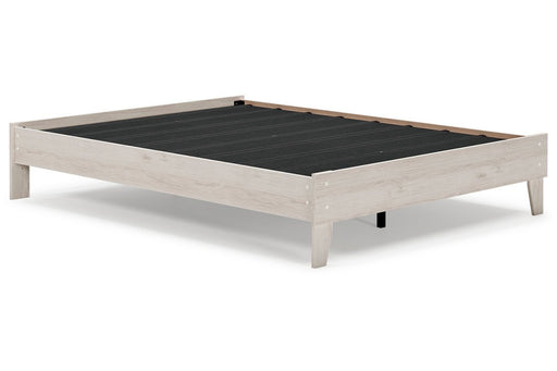 Socalle Natural Queen Platform Bed - Gate FurnitureQueen Bed