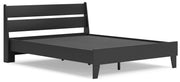Socalle Queen Panel Platform Bed with Dresser and 2 Nightstands in Black - PKG019062