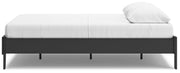 Socalle Queen Platform Bed with Dresser in Black - PKG018852