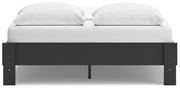 Socalle Queen Platform Bed with Dresser in Black - PKG018852