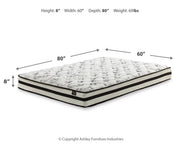 Socalle Queen Platform Bed with Mattress in Light Natural - PKG018225