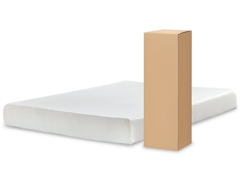 Socalle Queen Platform Bed with Mattress in Light Natural - PKG018229