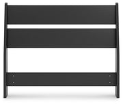 Socalle Twin Panel Headboard with Dresser in Black - PKG018856