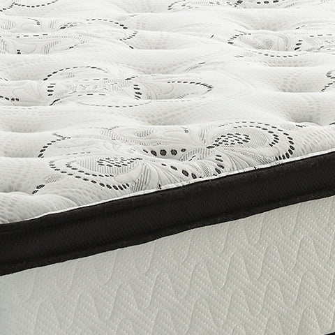 Socalle Twin Platform Bed with Mattress in Light Natural - PKG018215
