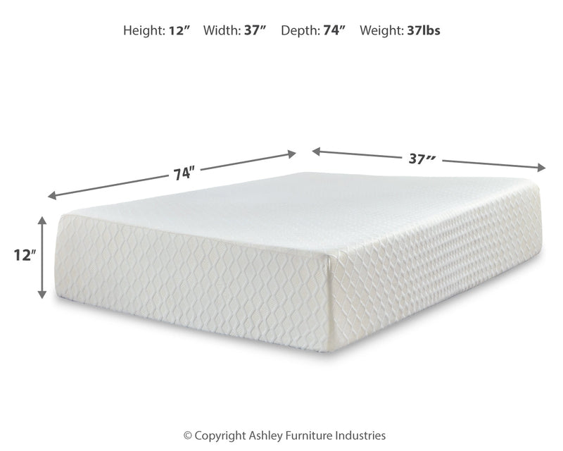 Socalle Twin Platform Bed with Mattress in Light Natural - PKG018218