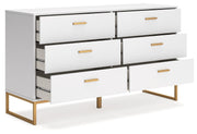 Socalle Two - tone Youth Panel Platform Bedroom Set - Gate FurnitureYouth Bedroom Set