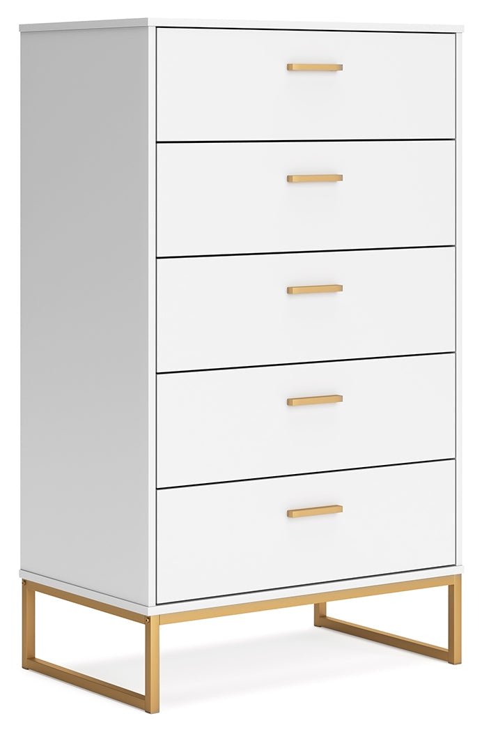 Socalle Two - tone Youth Panel Platform Bedroom Set - Gate FurnitureYouth Bedroom Set