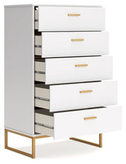 Socalle Two - tone Youth Panel Platform Bedroom Set - Gate FurnitureYouth Bedroom Set