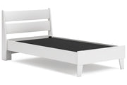 Socalle Two - tone Youth Panel Platform Bedroom Set - Gate FurnitureYouth Bedroom Set