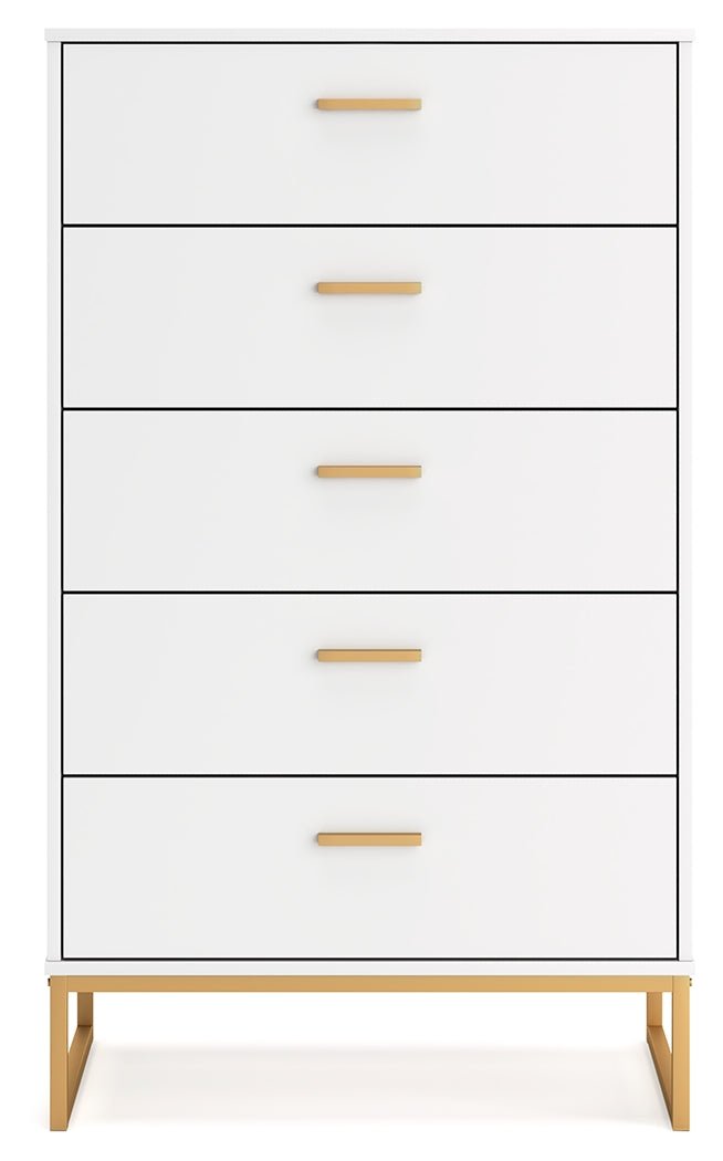 Socalle Two - tone Youth Platform Bedroom Set - Gate FurnitureYouth Bedroom Set